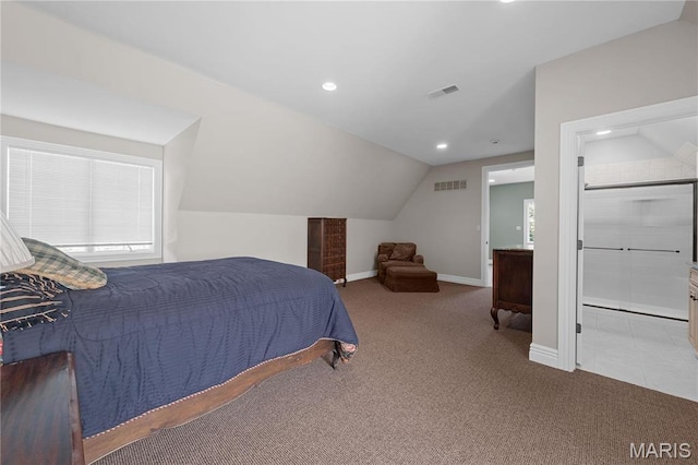 1 Claychester Dr, Saint Louis, MO 63131 - carpeted bedroom featuring recessed lighting, baseboards, and vaulted ceiling