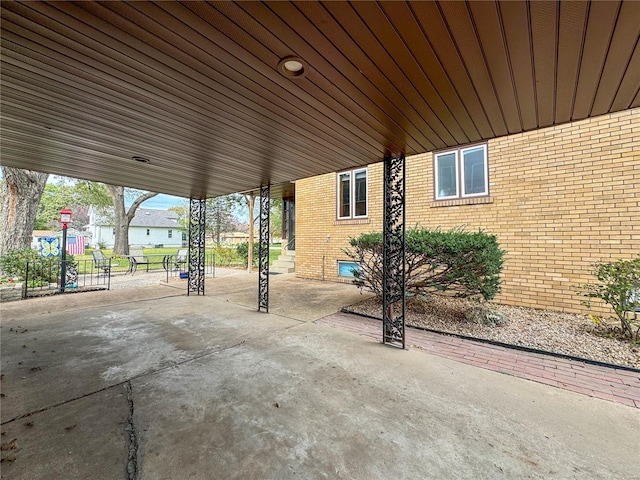 13 N Jackson St, Millstadt, IL 62260 - view of patio featuring fence