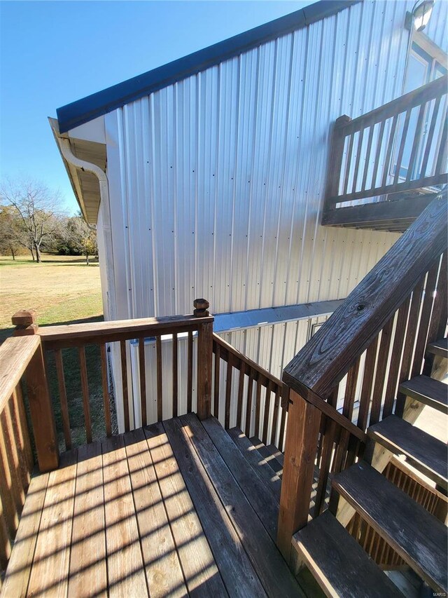 2724 Wayne Rte # Oo, Greenville, MO 63944 - view of wooden terrace