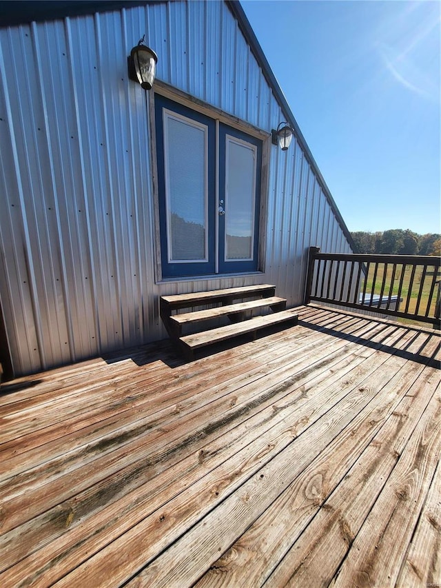 2724 Wayne Rte # Oo, Greenville, MO 63944 - view of deck