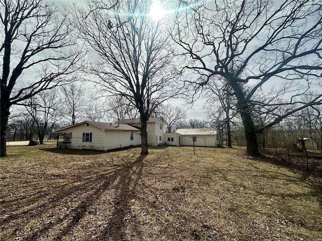 view of yard