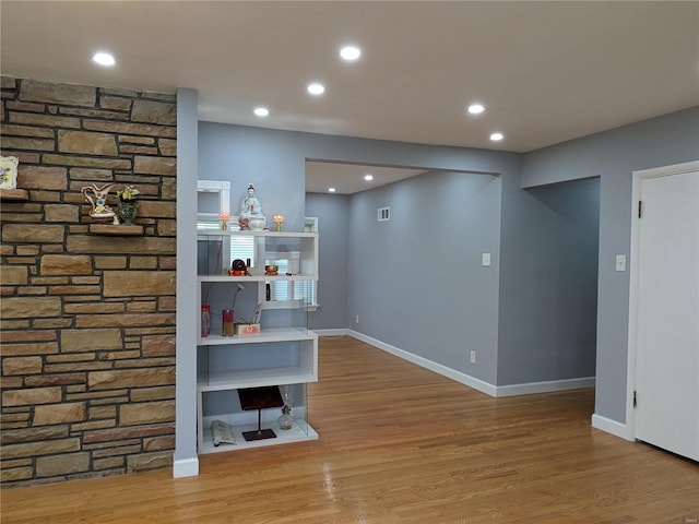 7 Carole Ln, Frontenac, MO 63131 - dining area with wood finished floors, recessed lighting, and baseboards