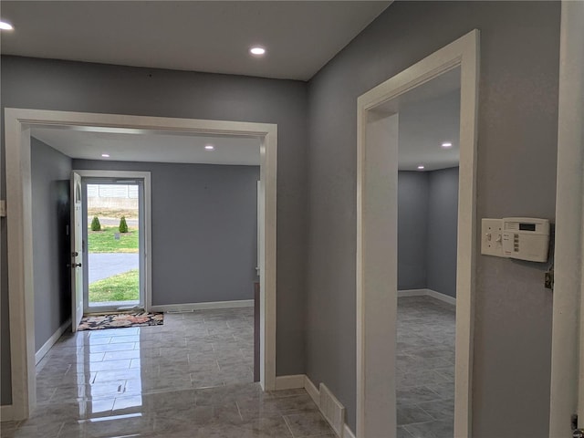 7 Carole Ln, Frontenac, MO 63131 - hall featuring baseboards and recessed lighting