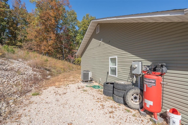 45 Justin Ave, Van Buren, MO 63965 - view of side of property featuring central air condition unit