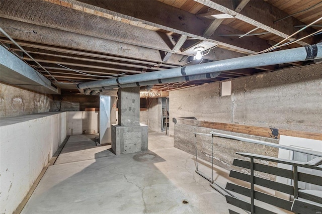 94 Jersey Ln, Bloomsdale, MO 63627 - view of unfinished basement