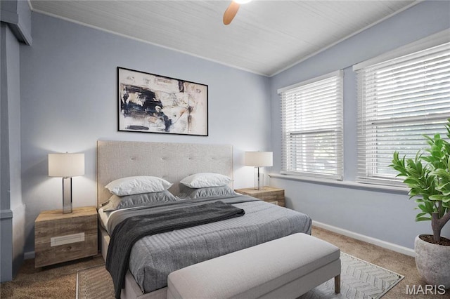 5099 Waterman Blvd, Saint Louis, MO 63108 - bedroom with carpet, baseboards, and ceiling fan