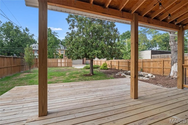5099 Waterman Blvd, Saint Louis, MO 63108 - view of wooden deck