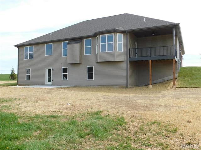 back of house featuring a patio area