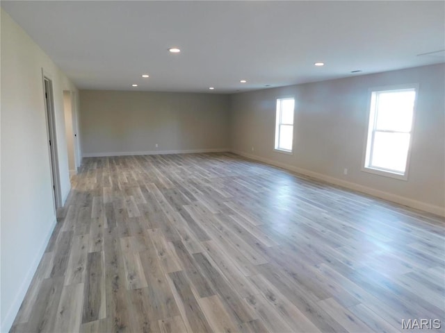 453 Westridge Dr, Troy, MO 63379 - empty room with recessed lighting and light wood-style flooring