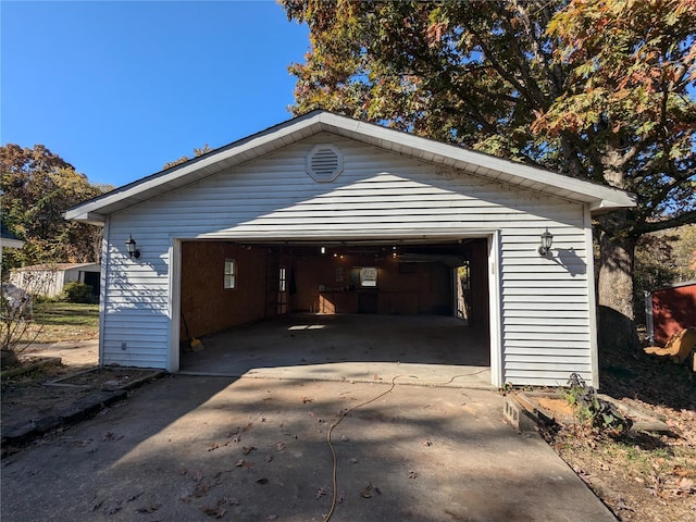 19503 N Moonbean, Mount Vernon, IL 62864 - view of detached garage