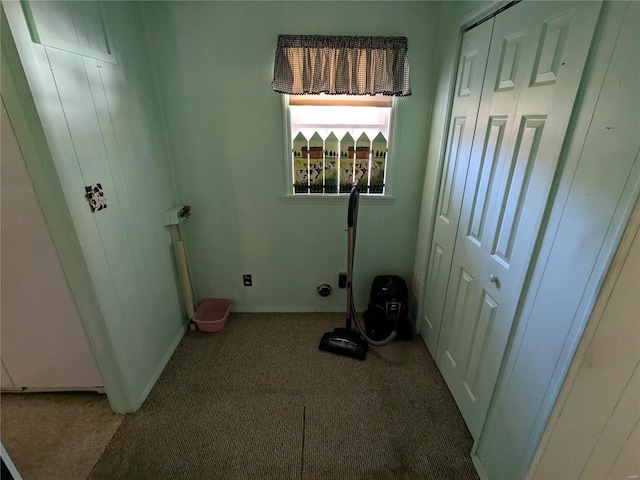 19503 N Moonbean, Mount Vernon, IL 62864 - clothes washing area featuring carpet floors
