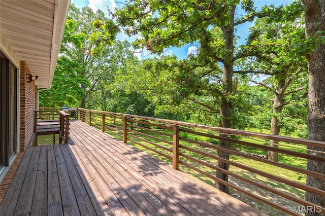 24950 State Rd A, Richland, MO 65556 - view of wooden deck