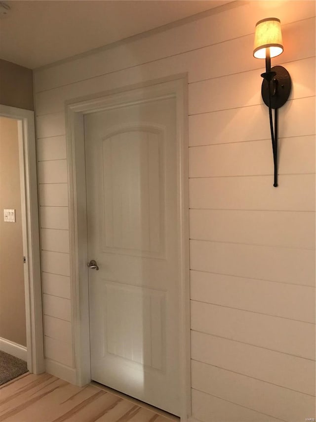 detailed view of wood finished floors