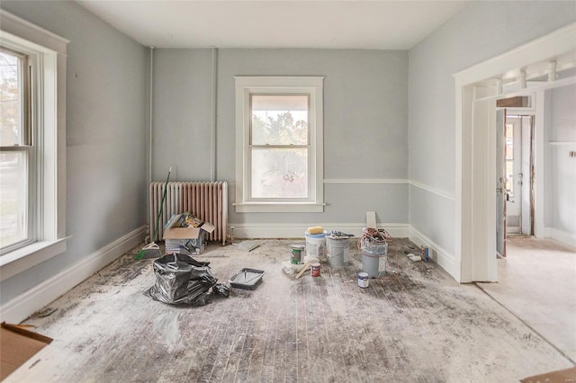 124 Carlyle Ave, Belleville, IL 62220 - unfurnished room featuring radiator heating unit