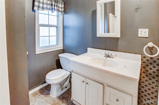 219 Highland St, Carrollton, IL 62016 - half bathroom with vanity and toilet