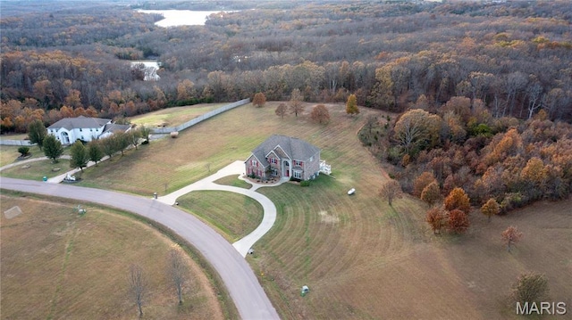 13185 Jenna Ln, Rolla, MO 65401 - view from above of property with a forest