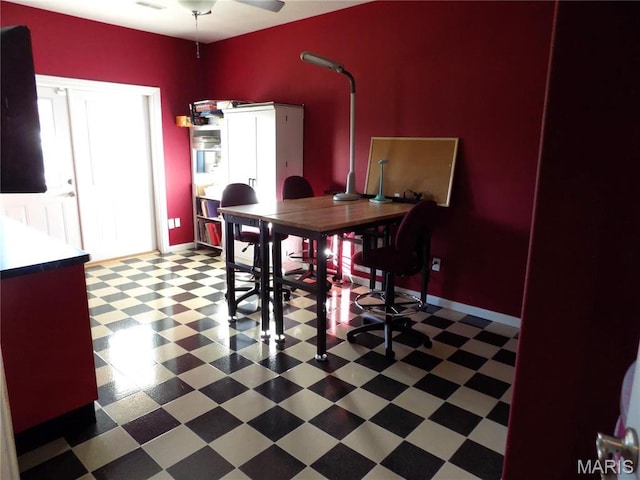13185 Jenna Ln, Rolla, MO 65401 - dining room with tile patterned floors and baseboards
