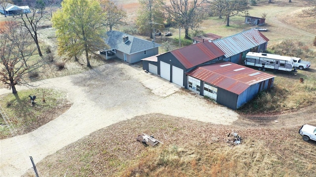 view from above of property