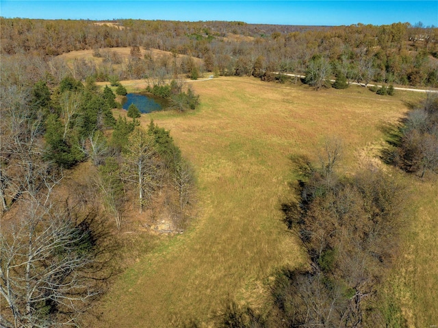 bird's eye view of a heavily wooded area