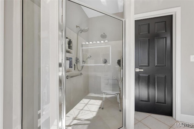 809 Peruque View Ct, Wentzville, MO 63385 - full bath with tile patterned floors and a stall shower