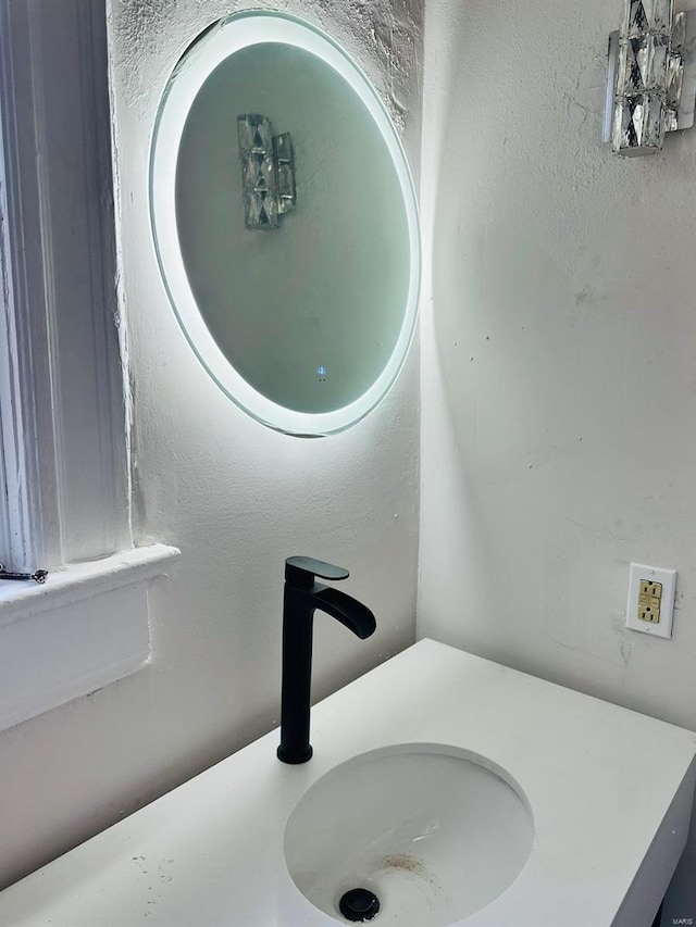 bathroom view of a sink