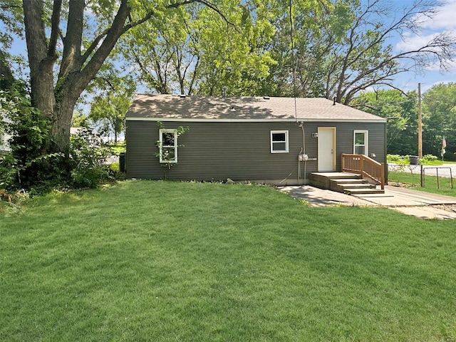 800 NW Capelle St, Grain Valley, MO 64029 - view of front of house with a patio