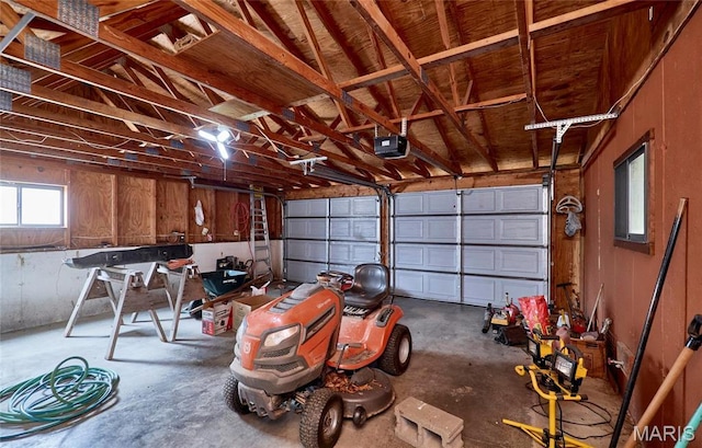 10994 Webster Rd, Caledonia, MO 63631 - garage featuring a garage door opener