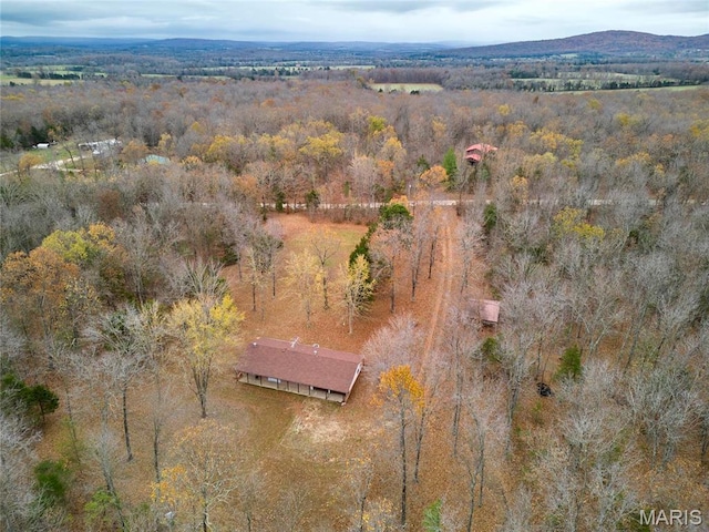 10994 Webster Rd, Caledonia, MO 63631 - view from above of property featuring a forest