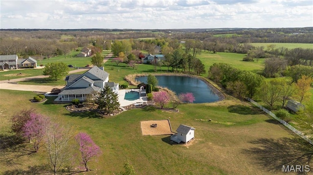 10605 Larson Ln, Rolla, MO 65401 - drone / aerial view of a nearby body of water