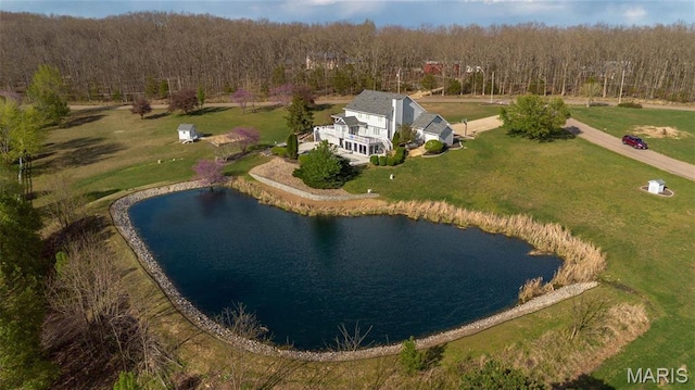 10605 Larson Ln, Rolla, MO 65401 - aerial view of property's location featuring a forest and a nearby body of water