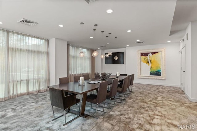 4545 Lindell Blvd Unit 3, Saint Louis, MO 63108 - dining room featuring recessed lighting and baseboards