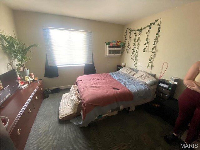 1 Proactive Dr, New Florence, MO 63363 - carpeted bedroom with a wall mounted AC