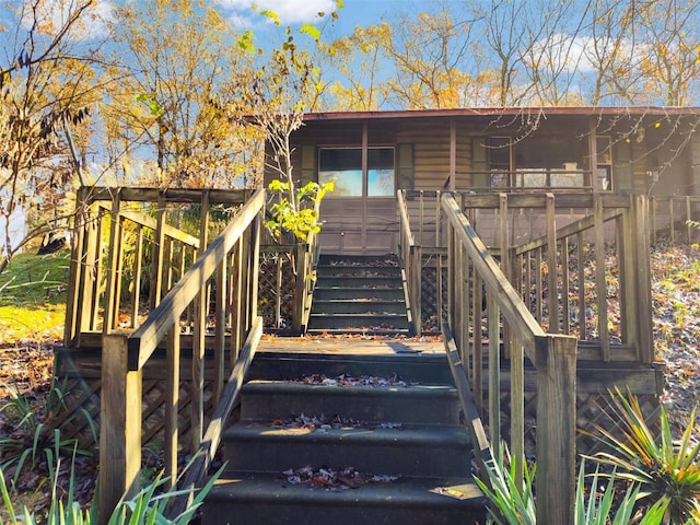 2129 Red Bud Dr, Bonne Terre, MO 63628 - exterior space featuring stairs