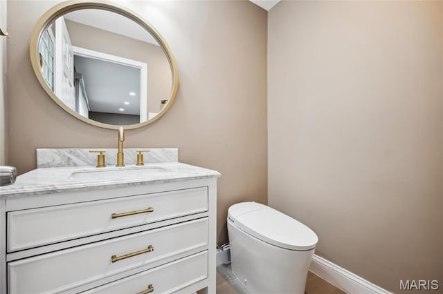 15 Chamblee Ln, Saint Louis, MO 63141 - half bathroom featuring toilet and vanity