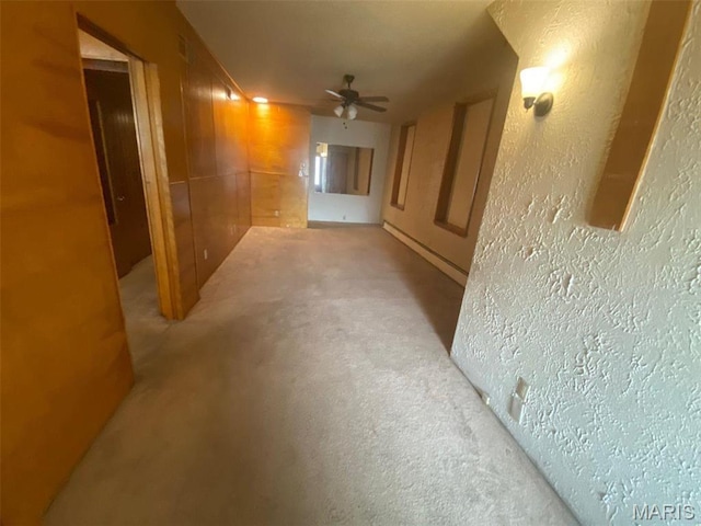 125 S 5th, Saint Charles, MO 63301 - corridor with light colored carpet and a textured wall