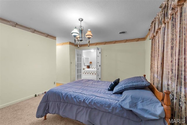 11 Schonhoff Cpe, Girardeau, MO 63703 - bedroom with a chandelier, carpet flooring, and baseboards