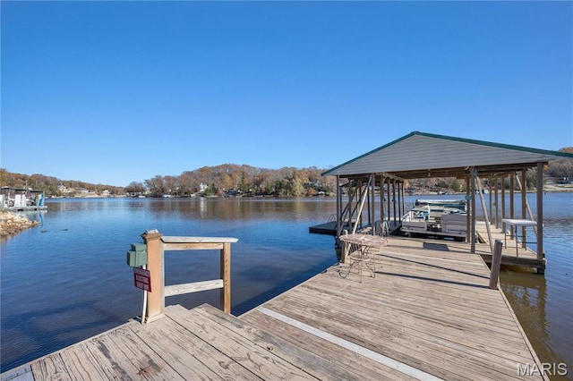 9136 Beach Dr, French Village, MO 63036 - dock with a water view