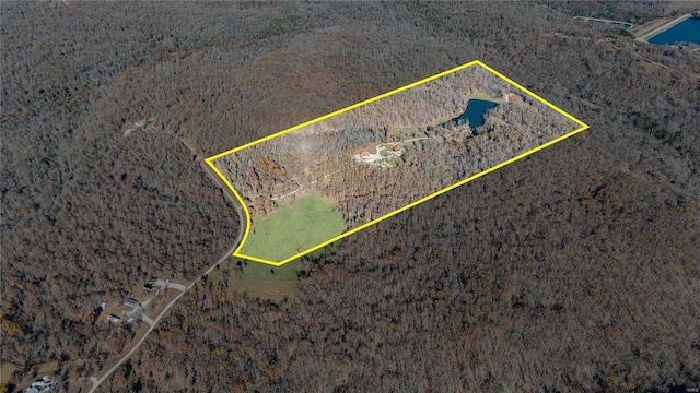 10450 Ok Rd, Bonne Terre, MO 63628 - map / location featuring property parcel outlined