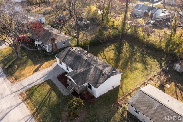 view of subject property
