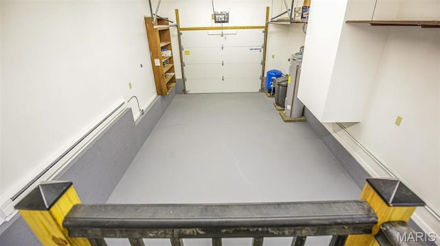 9454 Little Indian Creek Rd, Lonedell, MO 63060 - garage featuring a baseboard radiator