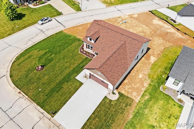 955 Half Moon Ln, Caseyville, IL 62232 - aerial view of property and surrounding area