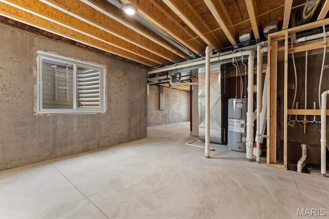 955 Half Moon Ln, Caseyville, IL 62232 - below grade area with water heater and electric panel