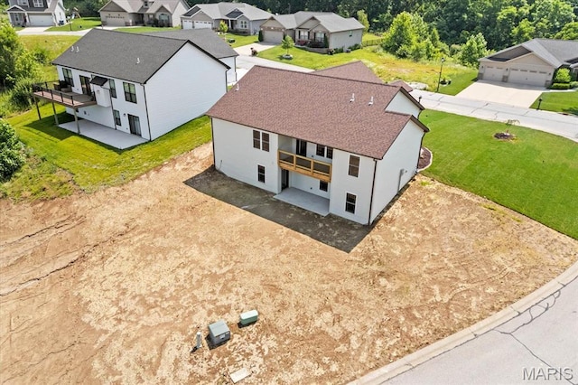 955 Half Moon Ln, Caseyville, IL 62232 - aerial perspective of suburban area