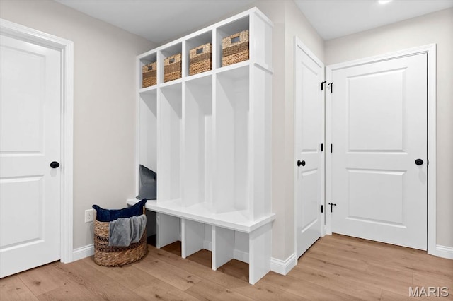 955 Half Moon Ln, Caseyville, IL 62232 - mudroom with light wood-style floors and baseboards