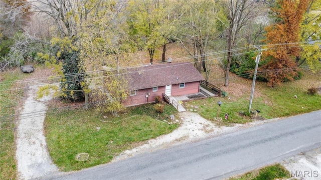 23388 Glenda Ave, Jerseyville, IL 62052 - view from above of property featuring a forest