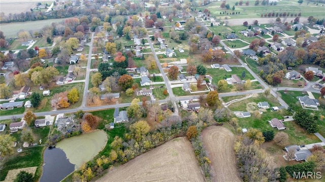 23388 Glenda Ave, Jerseyville, IL 62052 - aerial overview of property's location featuring a nearby body of water