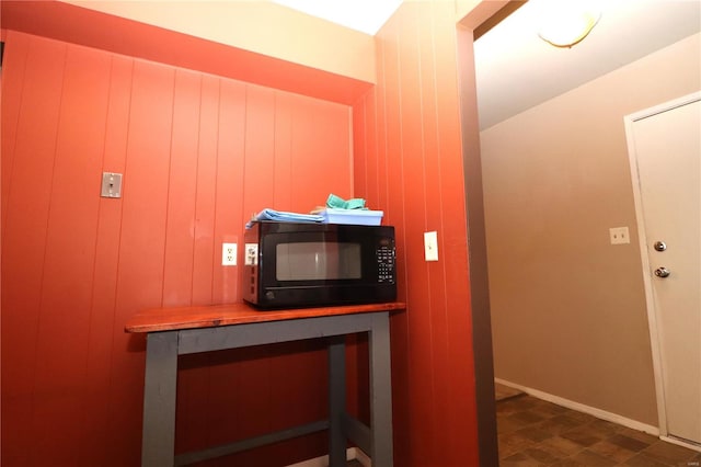 1049 Lafayette Unit D, Collinsville, IL 62234 - kitchen featuring black microwave
