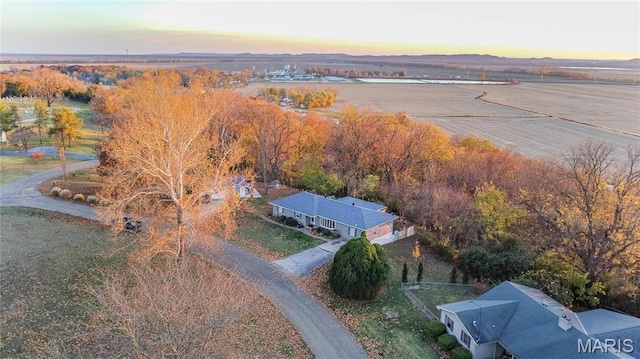 121 Douglas Dr, Pleasant Hill, IL 62366 - view of aerial view at dusk