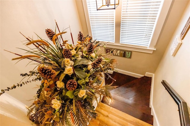 1040 N Kingshighway, Sikeston, MO 63801 - stairway featuring wood finished floors and baseboards