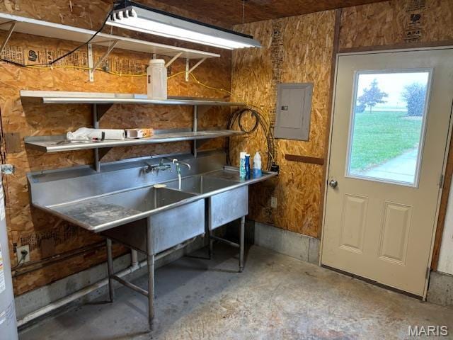 15020 Jamestown Rd, Breese, IL 62230 - miscellaneous room with electric panel and concrete flooring